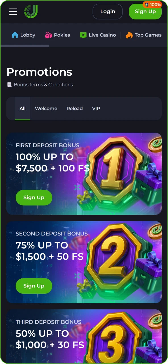 Claim generous bonuses at JeetCity app.