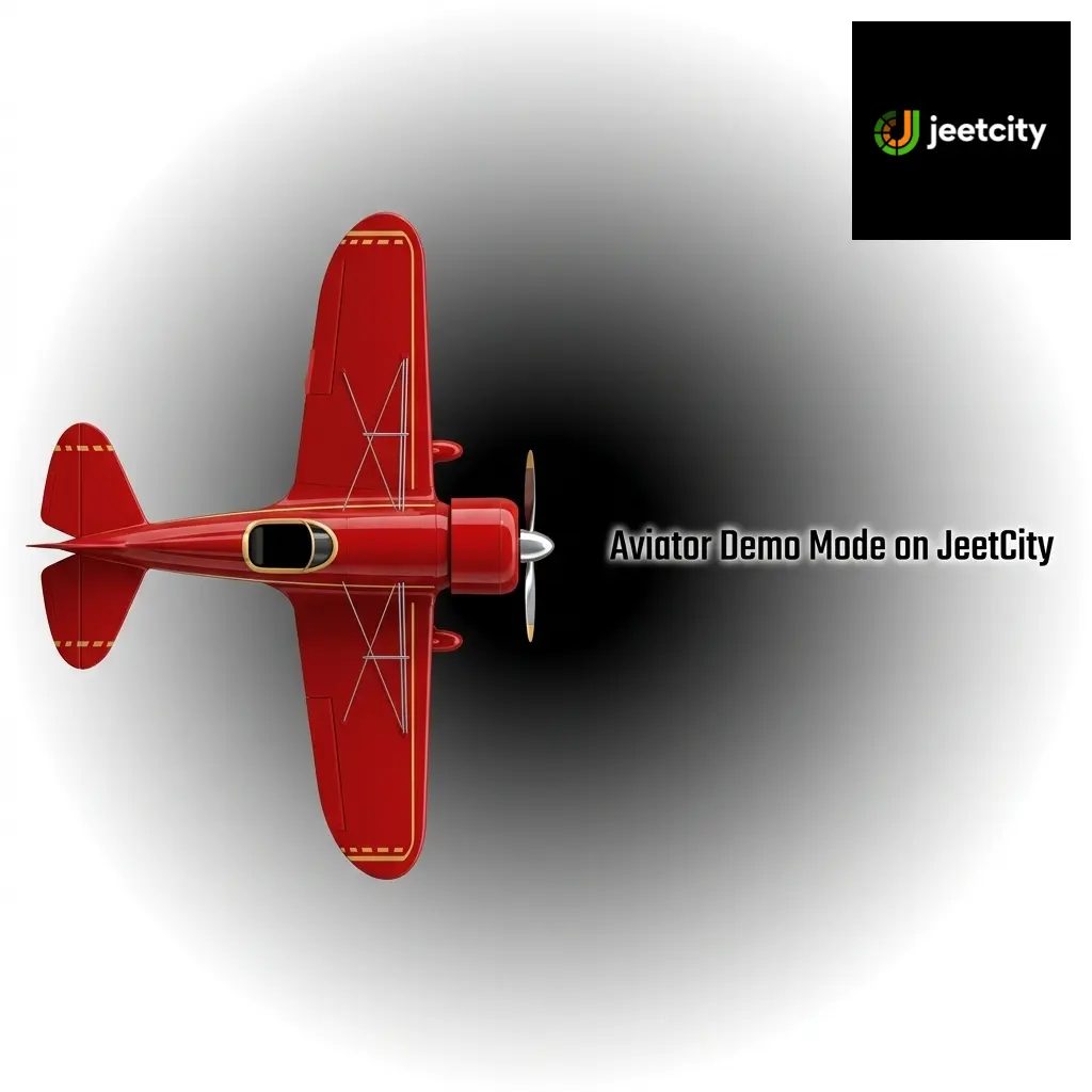 Aviator demo mode on JeetCity showing virtual credits gameplay with auto bet and cash-out features active, no deposit needed