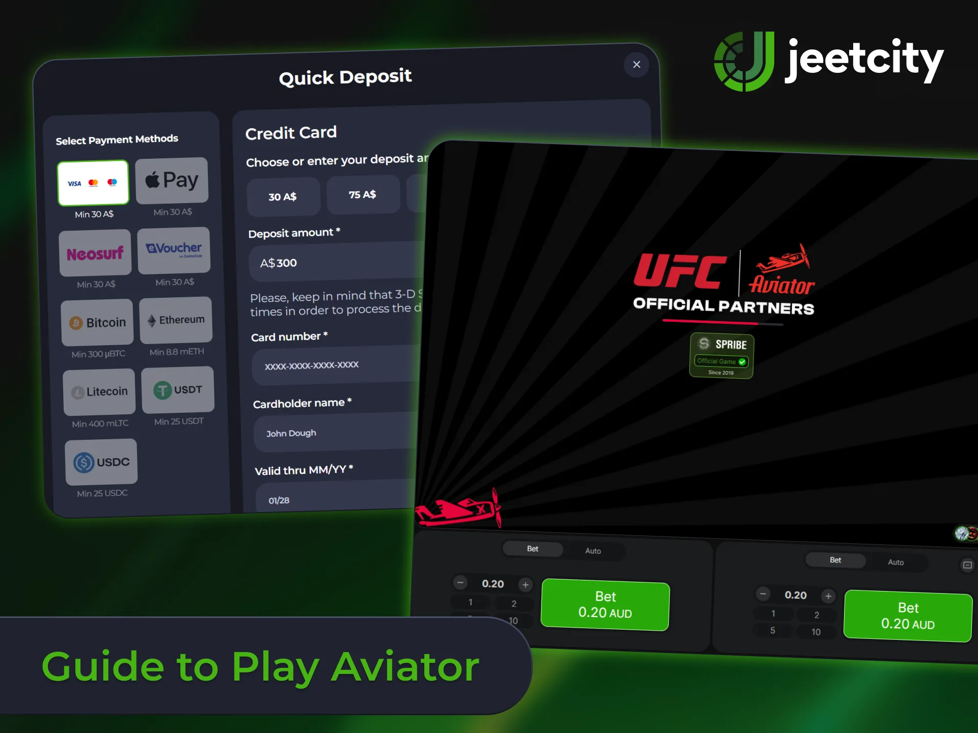 Learn the step-by-step process to start playing Aviator at JeetCity Australia today.