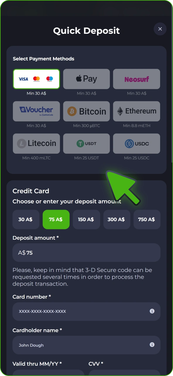 Top up your account to claim JeetCity welcome bonus.