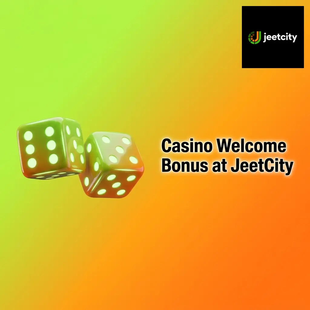 JeetCity casino welcome bonus offer showing 100% match up to EUR 7,500 plus 100 free spins for new players