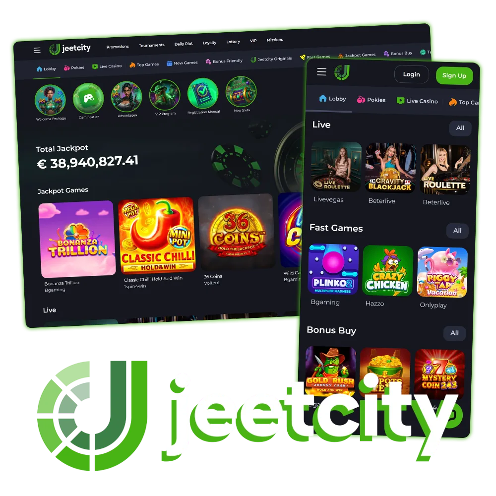 Play top online casino games at JeetCity official website in Australia.