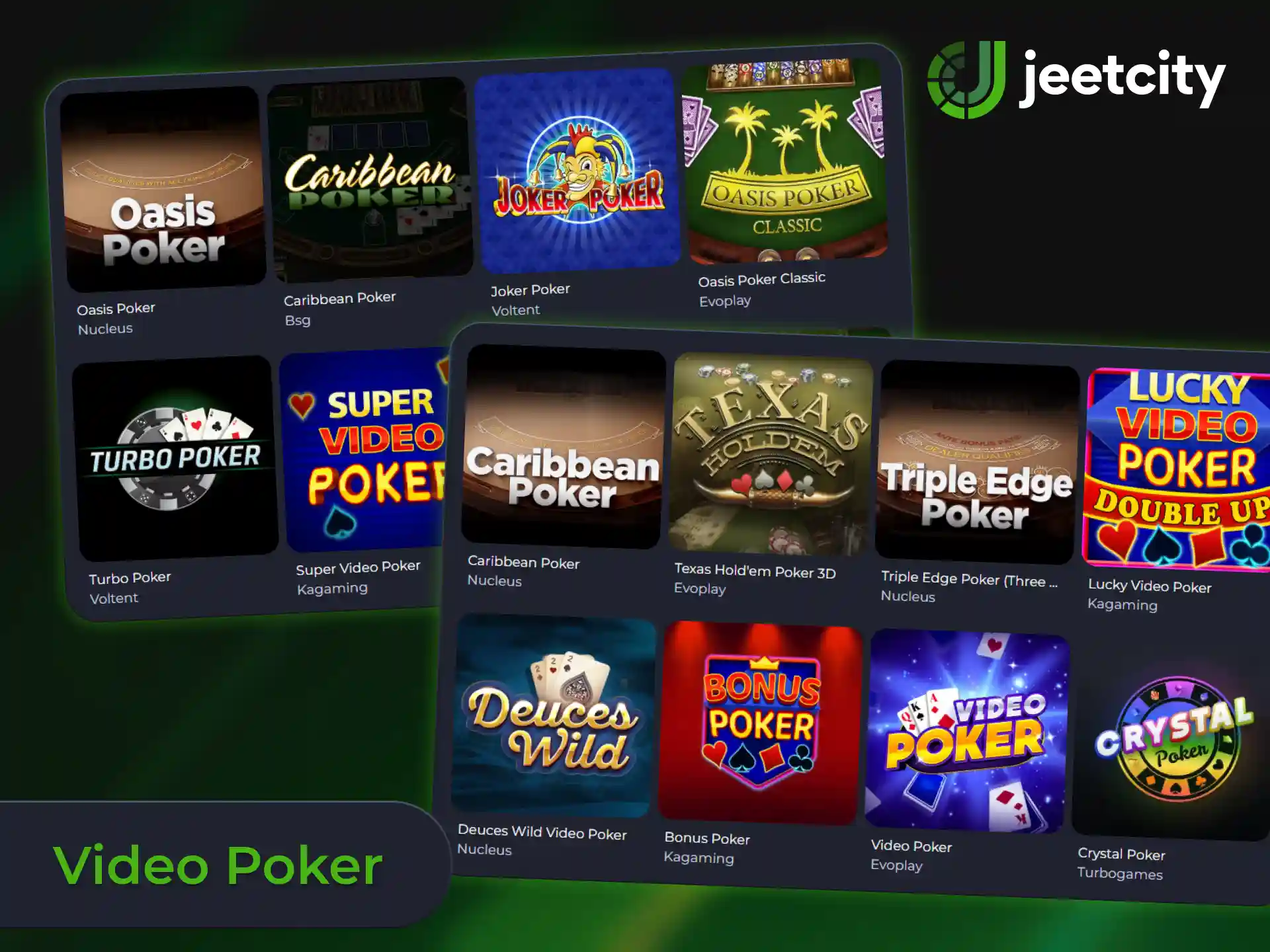 Beat the dealer with top strategies playing video poker at JeetCity.