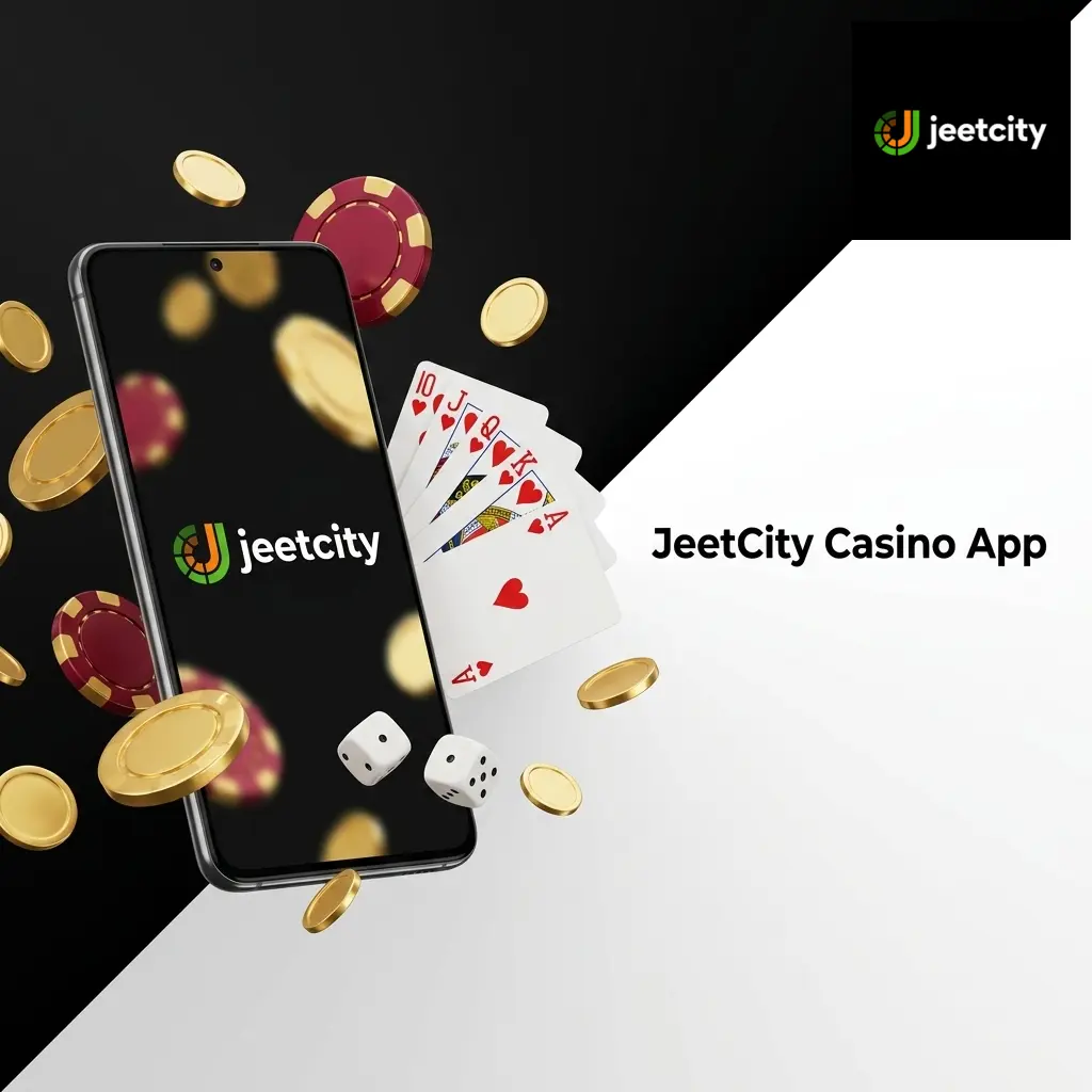 JeetCity Casino PWA app interface showing casino games library on mobile for Australian players in AUD