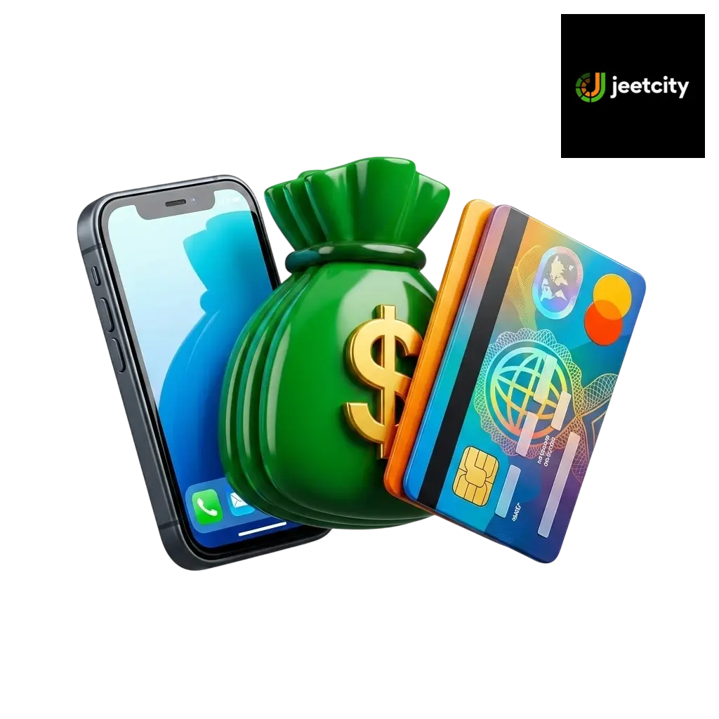 JeetCity deposit methods for Australian players including Visa, Mastercard, Skrill, NeoSurf, and bank transfer options