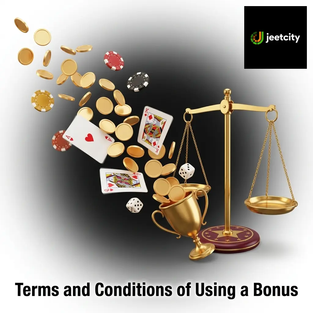 JeetCity bonus terms and conditions covering eligibility, usage rules, free spins validity, and withdrawal conditions for players