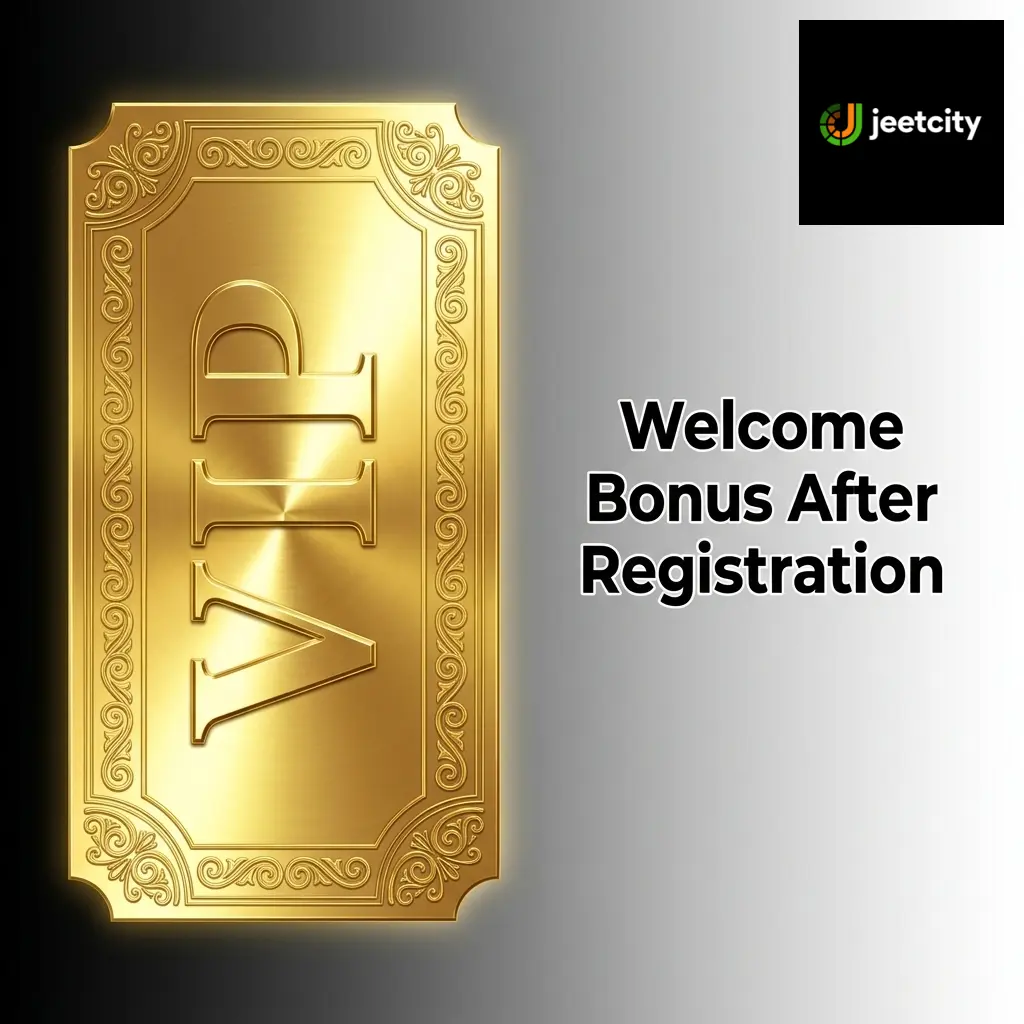 JeetCity welcome bonus offer showing 100% match up to 7,500 EUR plus 100 free spins for casino and sports betting
