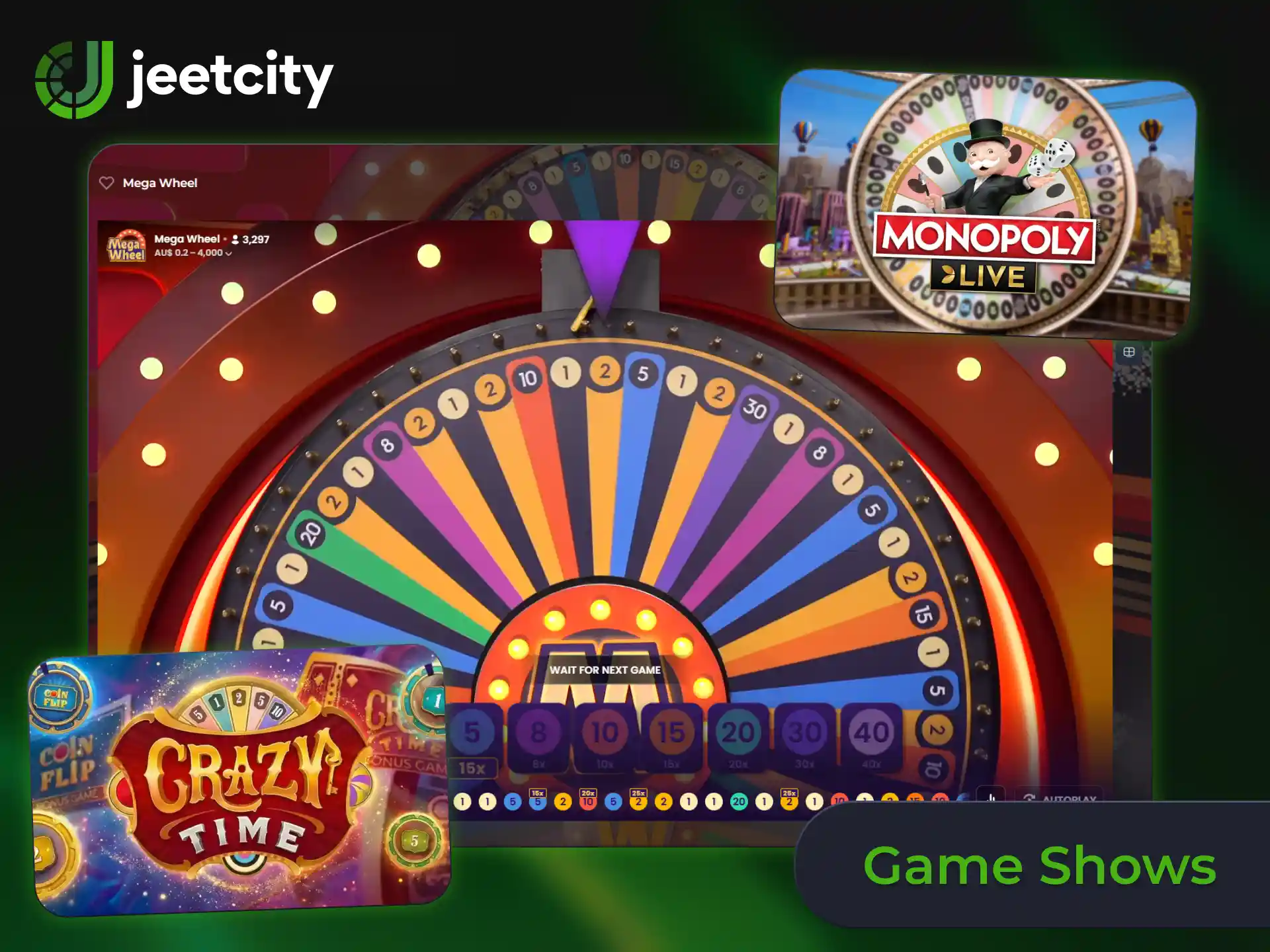 Participate in fun JeetCity live casino game shows.