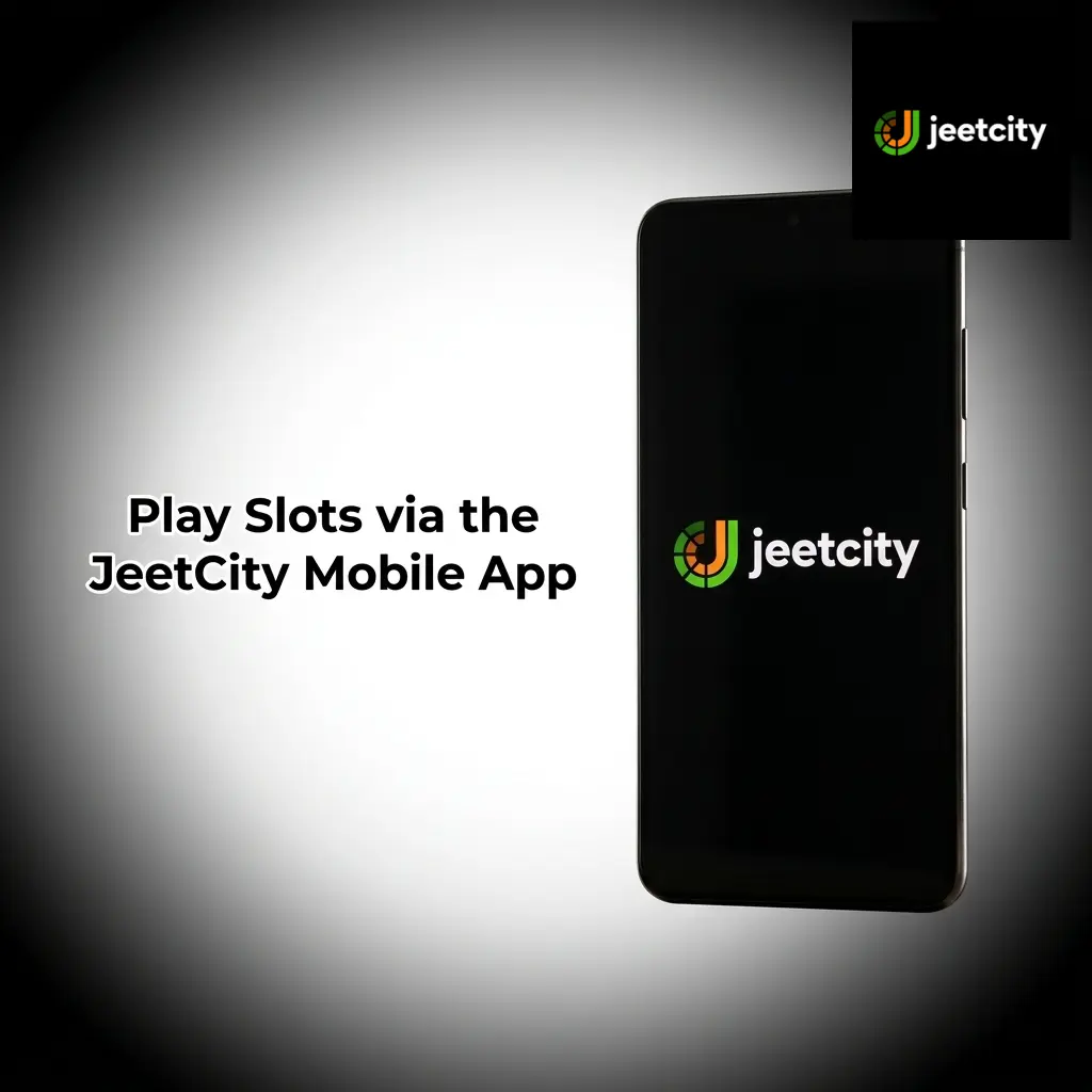 JeetCity mobile app on Android displaying slots lobby with game filters, balance, and touch controls for Australian players