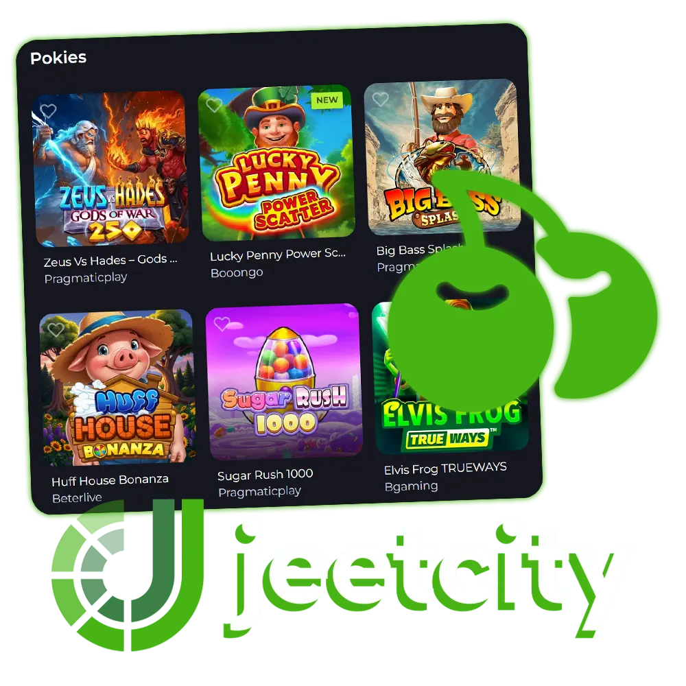 Spin top online JeetCity slots to win real money prizes.