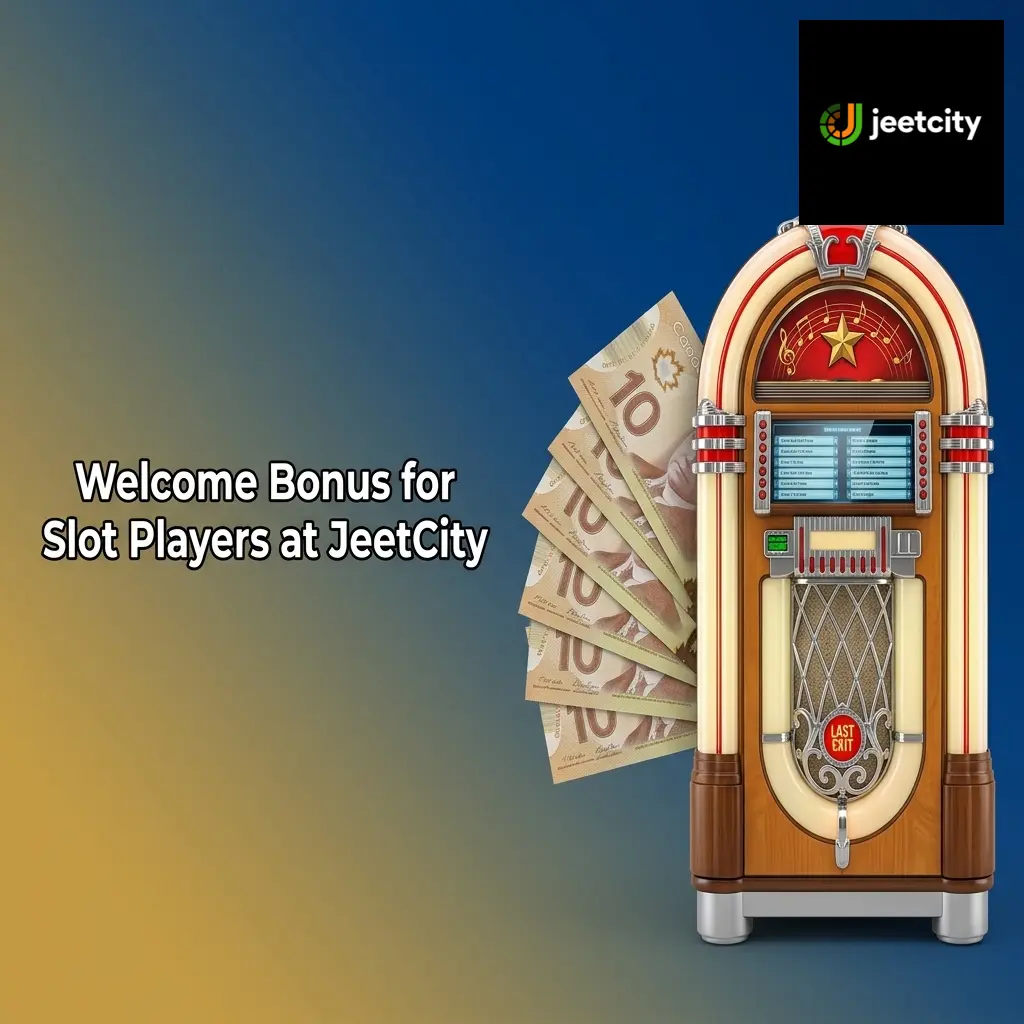 JeetCity welcome bonus offering 100% deposit match up to EUR 7,500 plus 100 free spins for new slot players